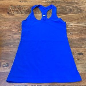 Lululemon cool racerback size 4, cobalt blue color